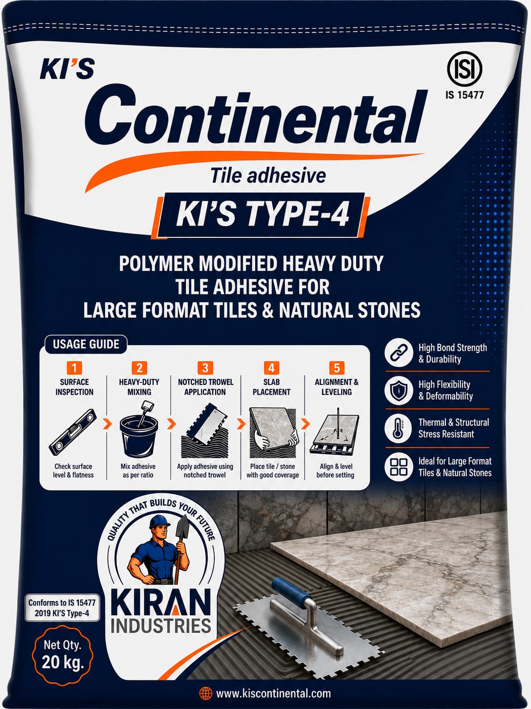 Continental Tile Adhesive Type 4